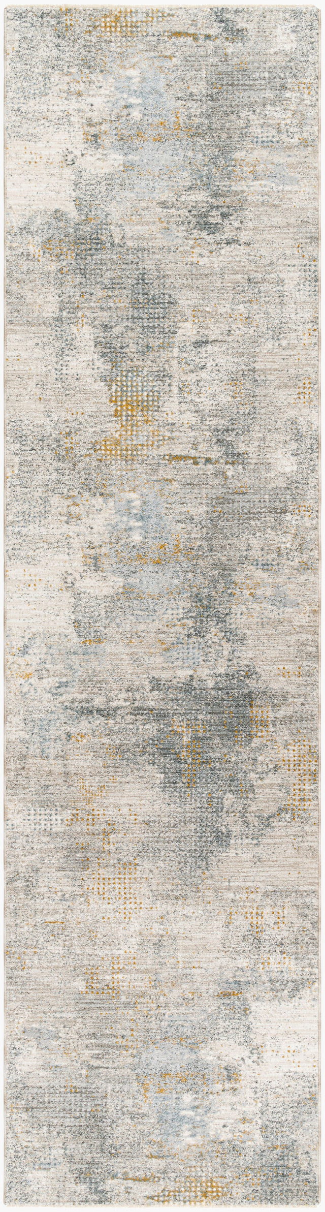 Livabliss Dresden Dre-2321 Pale Slate, Sterling Grey, Light Grey, Metallic - Silver Rug - runner flat view