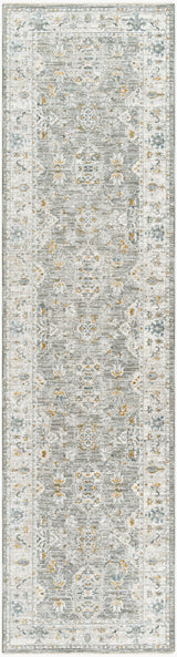 Livabliss Dresden Dre-2324 Pale Slate, Sterling Grey, Light Silver, Metallic - Silver, Pewter, Sage Rug - runner flat view