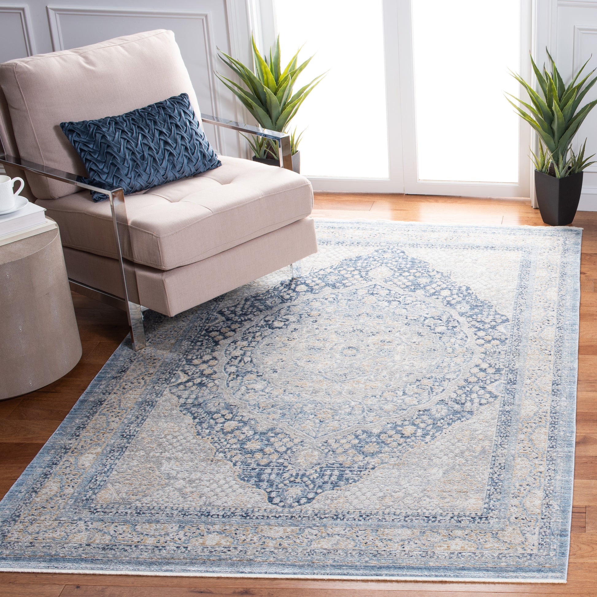 Safavieh Dream Drm489N Navy/Grey Area Rug