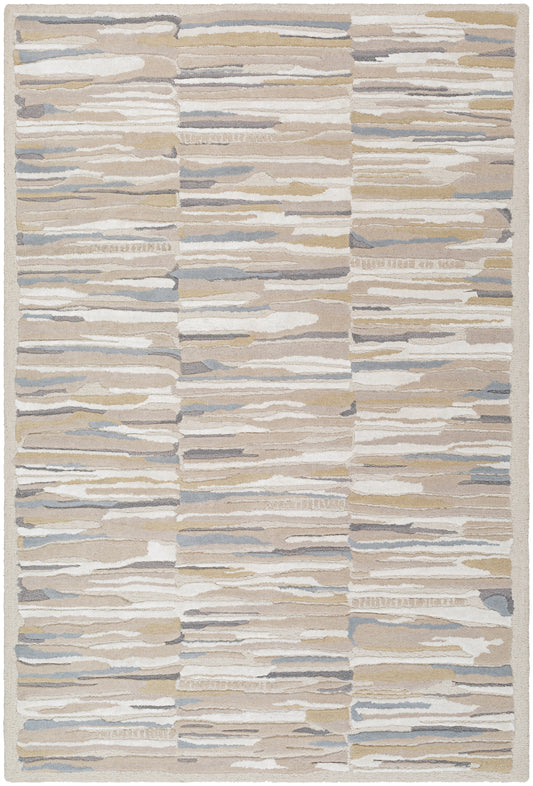 Surya Dreamscape Dsp-2300 Warm Grey, Ash, Light Silver, Light Grey, Pewter, Khaki Area Rug