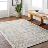 Surya Dreamscape Dsp-2300 Warm Grey, Ash, Light Silver, Light Grey, Pewter, Khaki Rug.