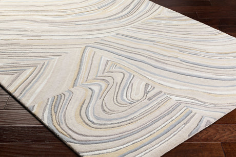 Surya Dreamscape Dsp-2303 Ash, Light Silver, Slate Grey Taupe, Metallic - Silver, Pewter Rug.