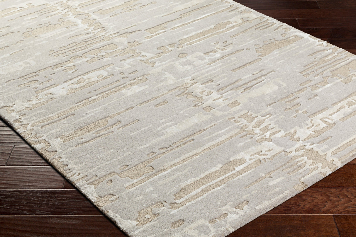 Surya Dreamscape Dsp-2307 Slate Grey Taupe, Warm Grey, Ash, Sage, Pearl Rug.