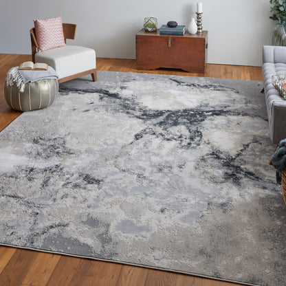 Feizy Astra Ara39L3F Gray/Ivory Area Rug