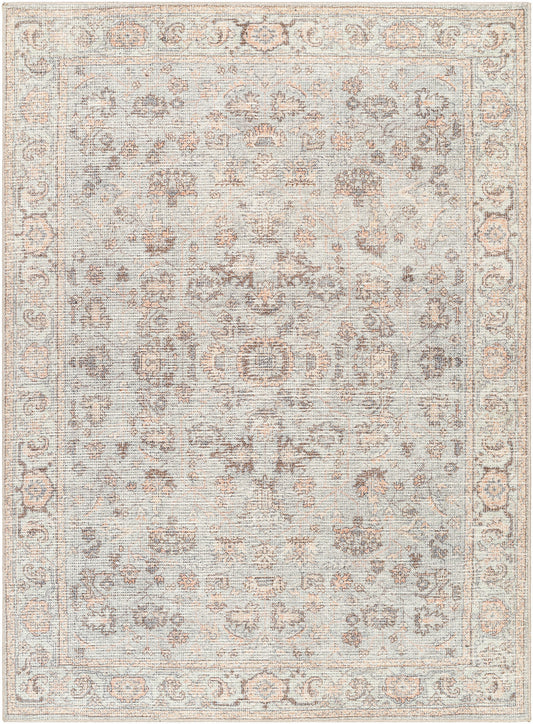 Surya Downtown Dtw-2321 Gray, Tan, Charcoal, Brown, Cream, Light Beige Area Rug