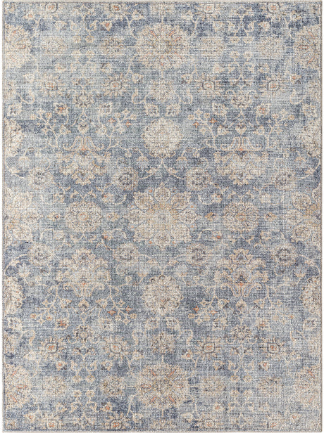 Surya Downtown Dtw-2322 Blue, Denim, Cream, Tan, Light Beige, Amber Rug.