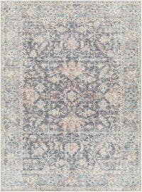 Surya Downtown Dtw-2323 Charcoal, Sky Blue, Amber, Seafoam, Light Brown, Gray Area Rug