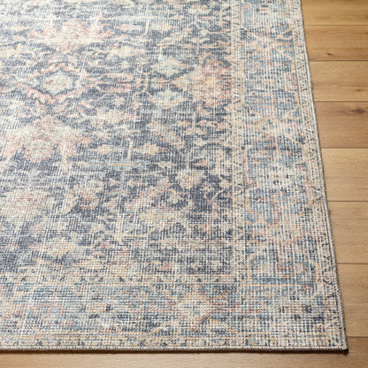 Surya Downtown Dtw-2323 Charcoal, Sky Blue, Amber, Seafoam, Light Brown, Gray Area Rug