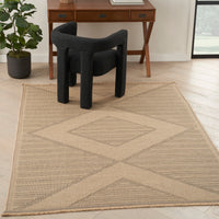 Nourison Washable Jute Wsj01 Natural Beige Area Rug