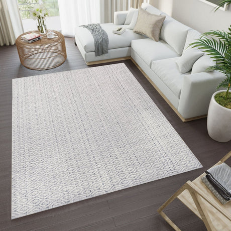 Dynamic Rugs Allegra 2987 Ivory/Silver Rug.