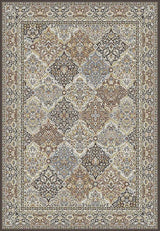 Dynamic Rugs Ancient Garden 57008 Brown/Blue Rug.