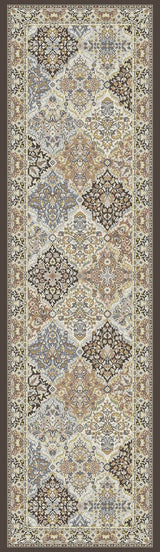 Dynamic Rugs Ancient Garden 57008 Brown/Blue Rug.