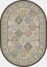Dynamic Rugs Ancient Garden 57008 Brown/Blue Rug.