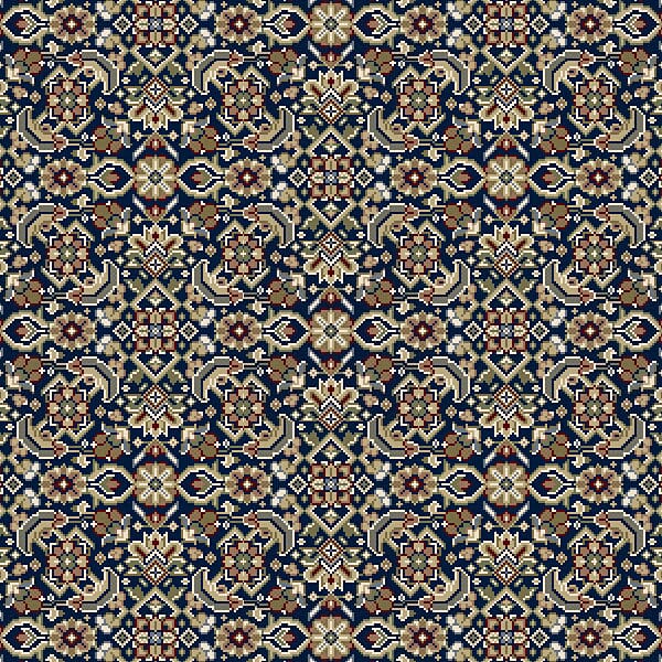 Dynamic Rugs Ancient Garden 57011 Navy Rugs.