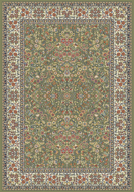 Dynamic Rugs Ancient Garden 57078 Green / Ivory Rugs.