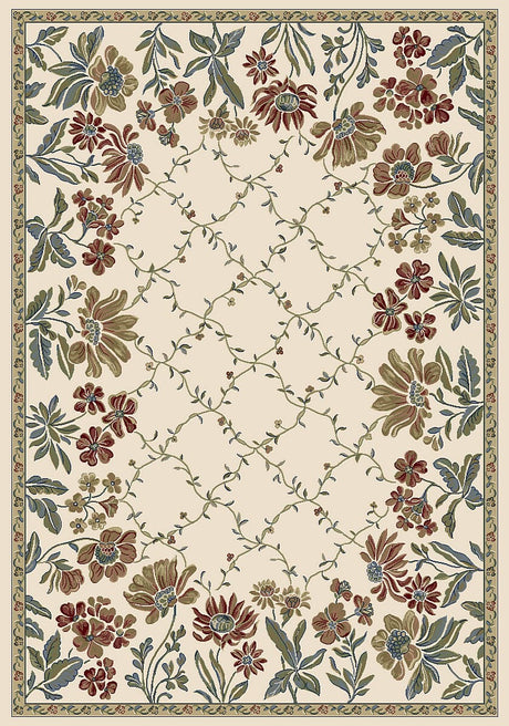 Dynamic Rugs Ancient Garden 57084 Ivory Rugs.