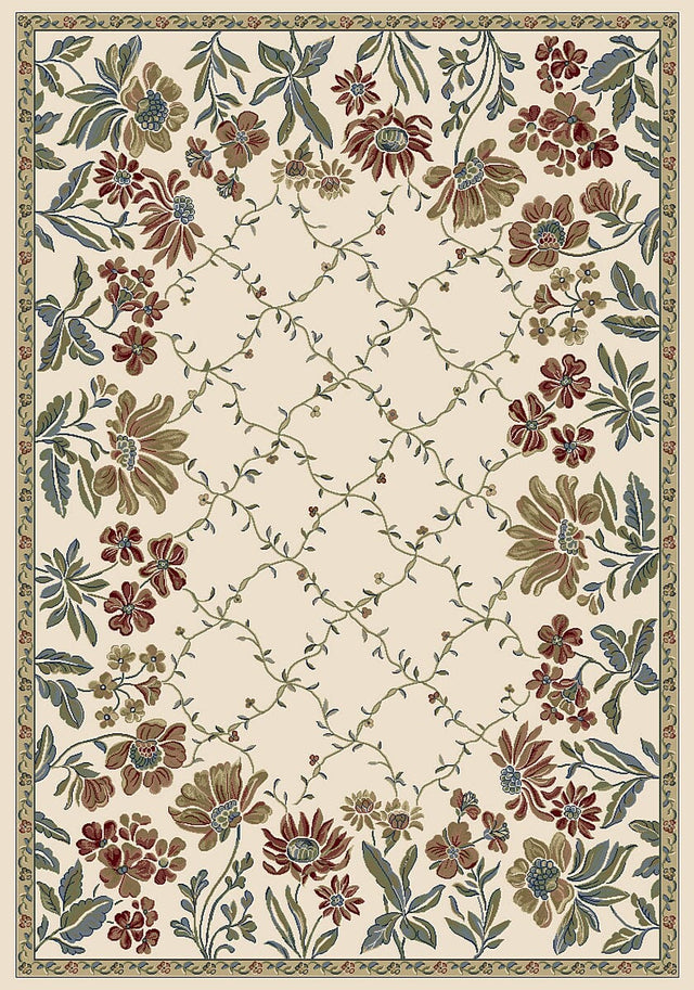 Dynamic Rugs Ancient Garden 57084 Ivory Rugs.