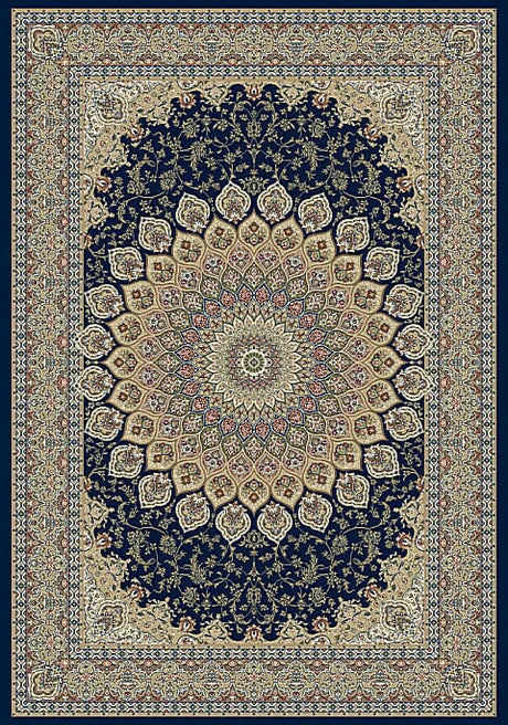 Dynamic Rugs Ancient Garden 57090 Navy Rugs.