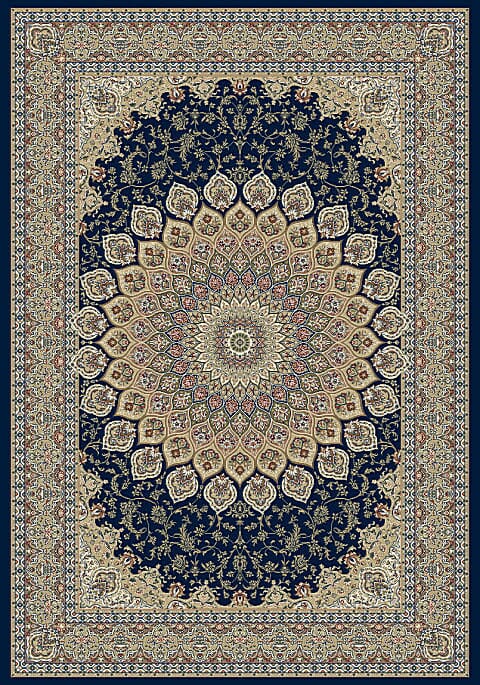 Dynamic Rugs Ancient Garden 57090 Navy Rugs.