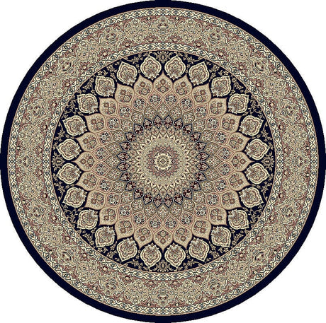 Dynamic Rugs Ancient Garden 57090 Navy Rugs.