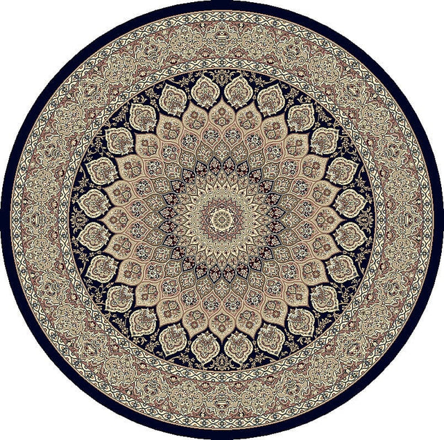 Dynamic Rugs Ancient Garden 57090 Navy Rugs.