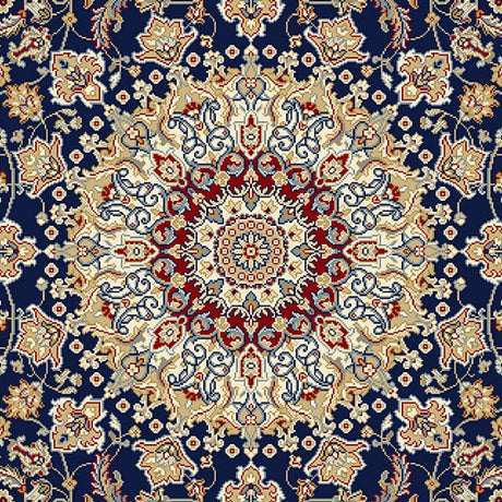 Dynamic Rugs Ancient Garden 57119 Blue / Ivory Rugs.