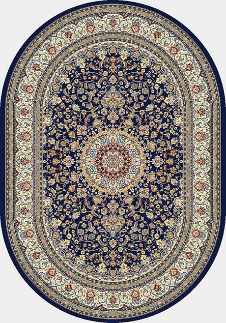 Dynamic Rugs Ancient Garden 57119 Blue / Ivory Rugs.