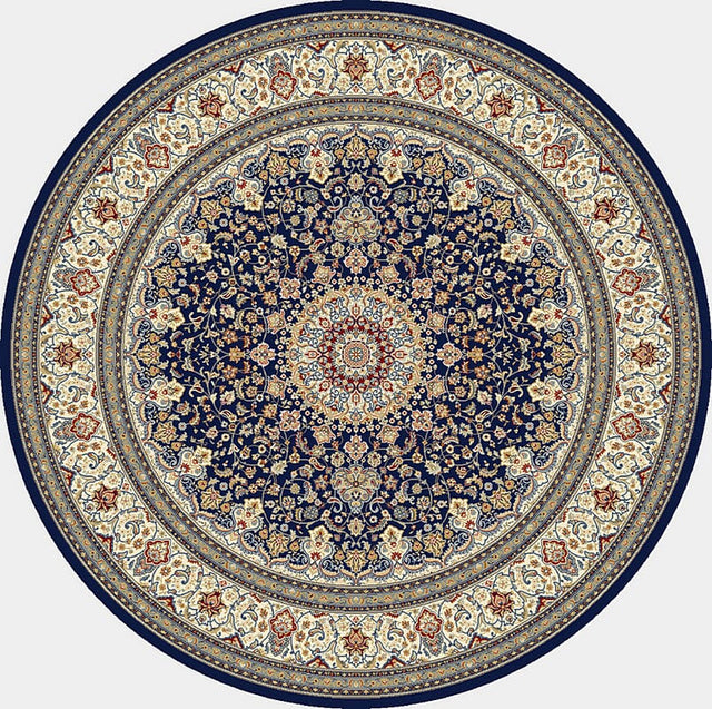 Dynamic Rugs Ancient Garden 57119 Blue / Ivory Rugs.