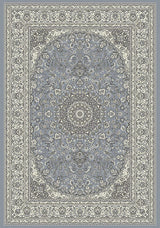 Dynamic Rugs Ancient Garden 57119 Steel Blue / Cream Rugs.