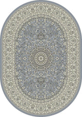 Dynamic Rugs Ancient Garden 57119 Steel Blue / Cream Rugs.