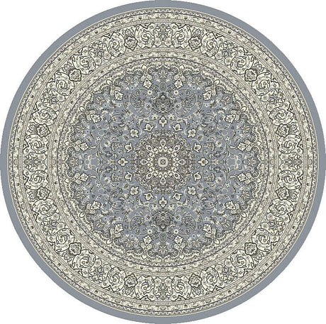 Dynamic Rugs Ancient Garden 57119 Steel Blue / Cream Rugs.