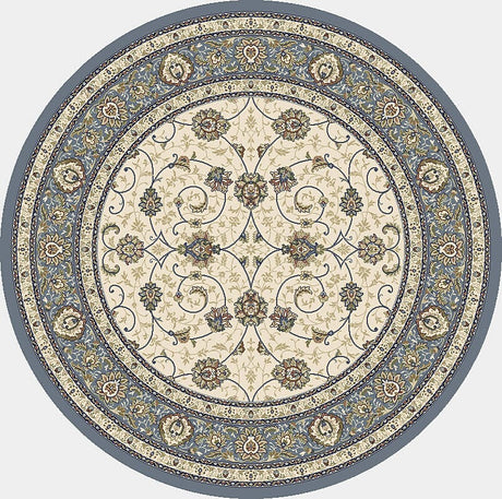 Dynamic Rugs Ancient Garden 57120 Ivory / Light Blue Rugs.