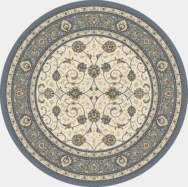 Dynamic Rugs Ancient Garden 57120 Ivory / Light Blue Rugs.