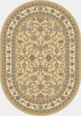 Dynamic Rugs Ancient Garden 57120 Lt Gold / Ivory Rugs.