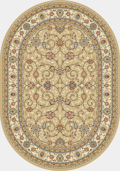 Dynamic Rugs Ancient Garden 57120 Lt Gold / Ivory Rugs.