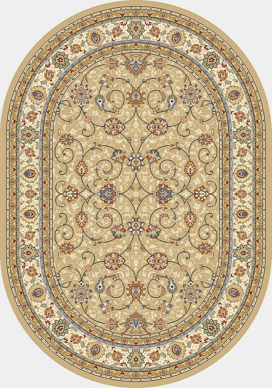 Dynamic Rugs Ancient Garden 57120 Lt Gold / Ivory Rugs.