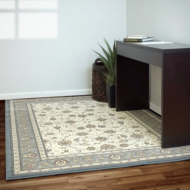 Dynamic Rugs Ancient Garden 57120 Navy Rugs.