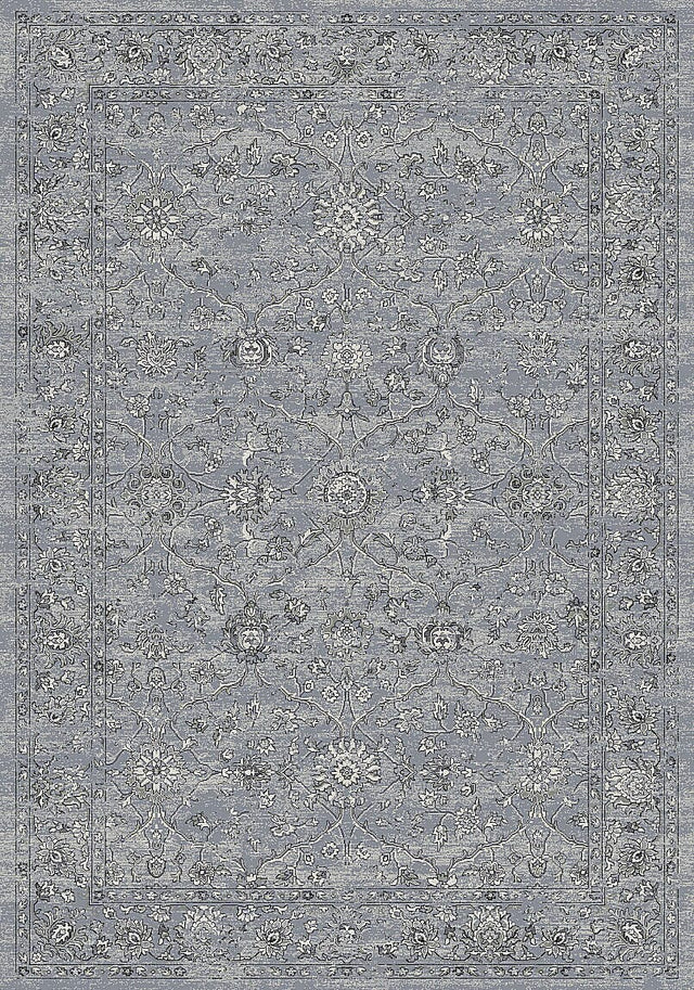 Dynamic Rugs Ancient Garden 57136 Steel Blue / Cream Rugs.