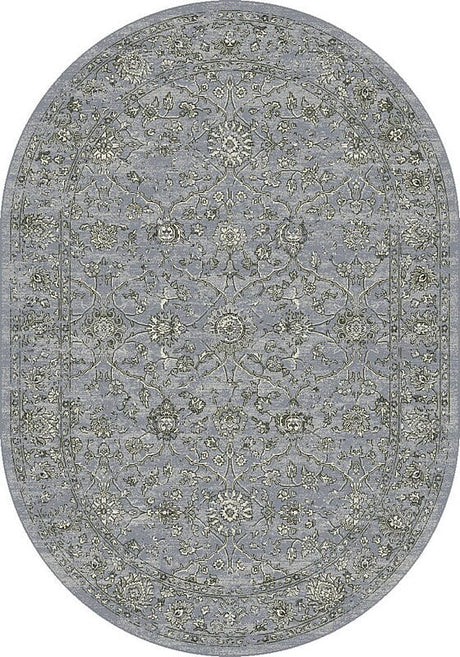 Dynamic Rugs Ancient Garden 57136 Steel Blue / Cream Rugs.