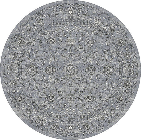 Dynamic Rugs Ancient Garden 57136 Steel Blue / Cream Rugs.