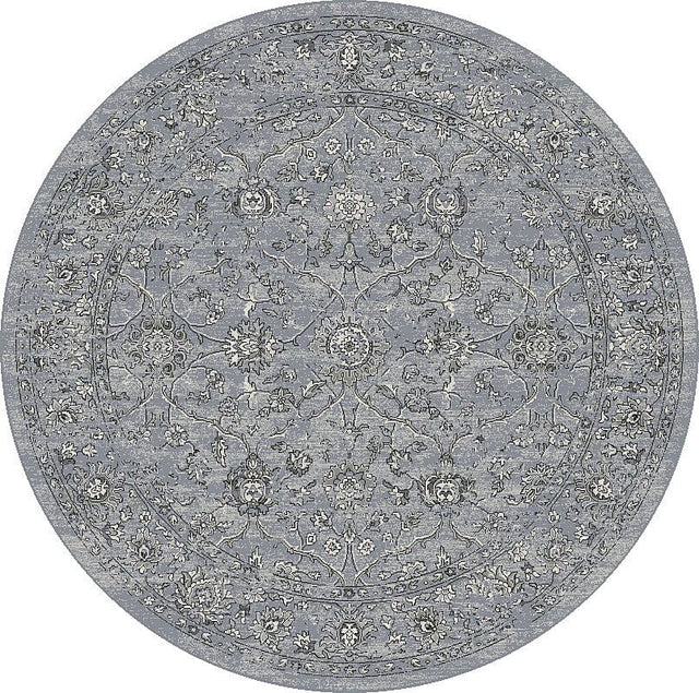 Dynamic Rugs Ancient Garden 57136 Steel Blue / Cream Rugs.