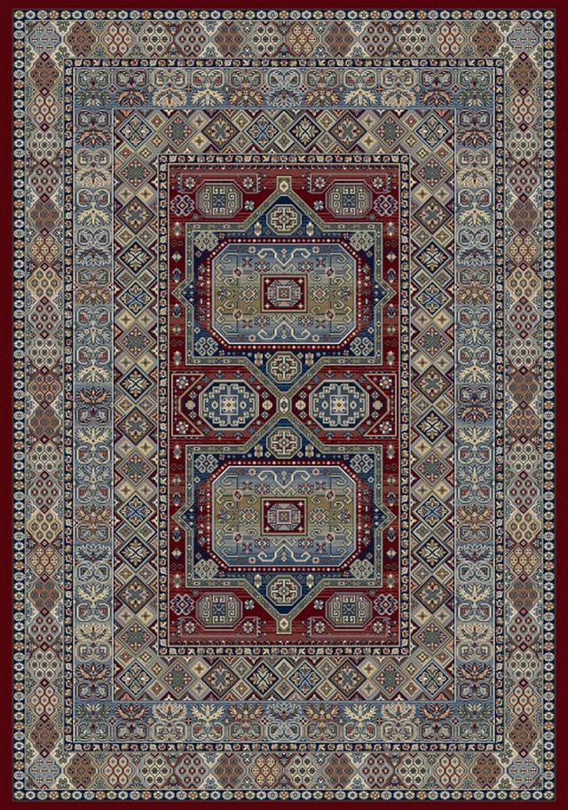 Dynamic Rugs Ancient Garden 57147 Red Rugs.