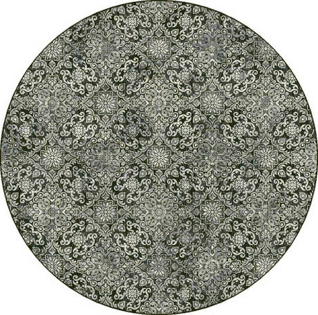 Dynamic Rugs Ancient Garden 57162 Steel Blue Rugs.