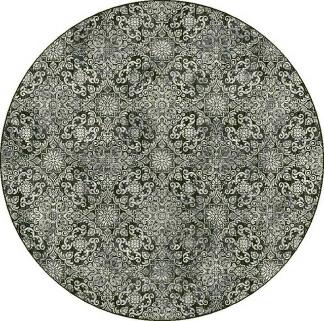 Dynamic Rugs Ancient Garden 57162 Steel Blue Rugs.