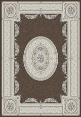 Dynamic Rugs Ancient Garden 57226 Brown/Cream Rug.