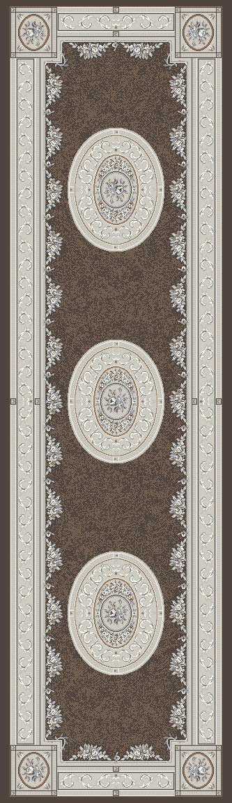 Dynamic Rugs Ancient Garden 57226 Brown/Cream Rug.