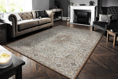 Dynamic Rugs Ancient Garden 57275 Beige/Multi Rug.