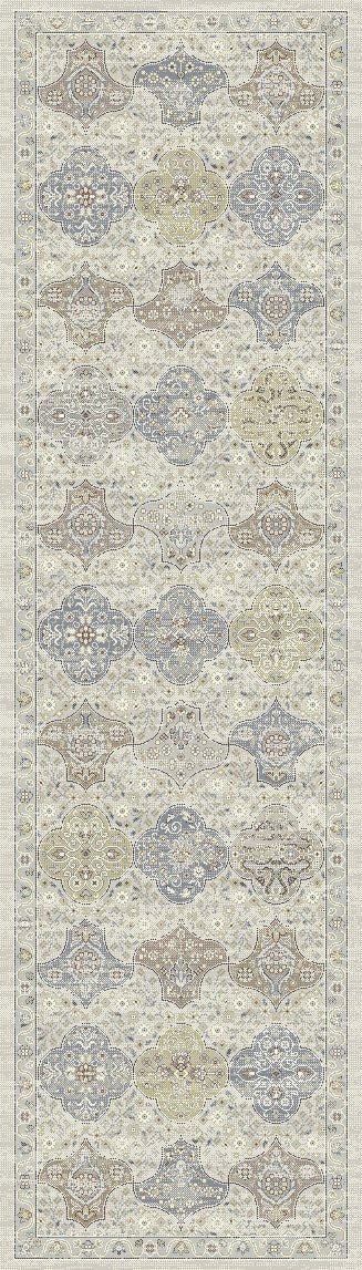 Dynamic Rugs Ancient Garden 57279 Cream/Multi Rug.