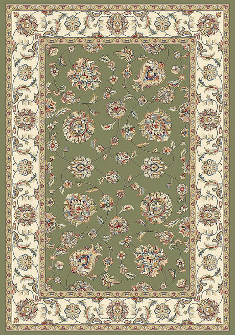 Dynamic Rugs Ancient Garden 57365 Green / Ivory Rugs.