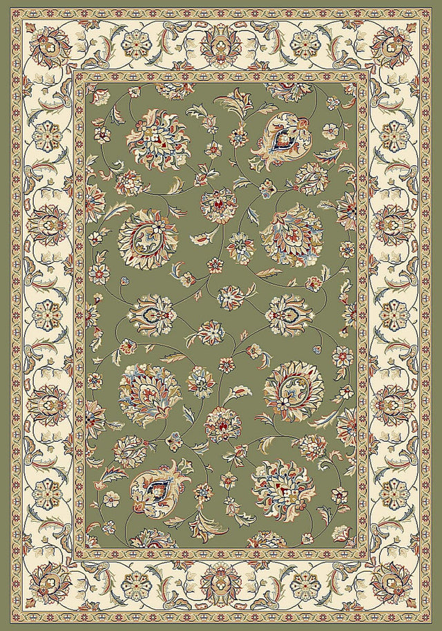 Dynamic Rugs Ancient Garden 57365 Green / Ivory Rugs.